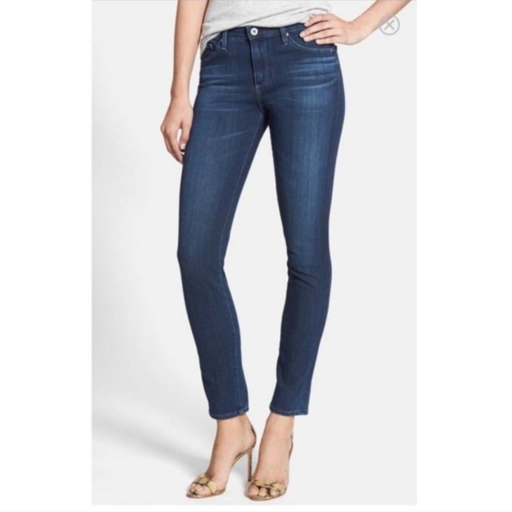 AG The Legging Ankle Contour 360 Super Skinny Dark Wash Denim Jeans 24